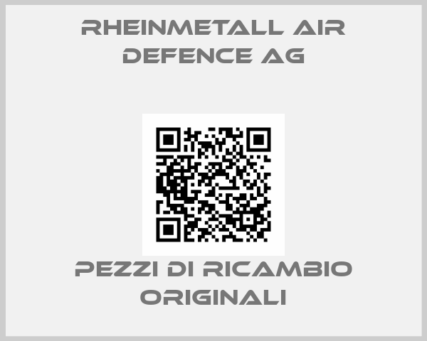 Rheinmetall air defence ag