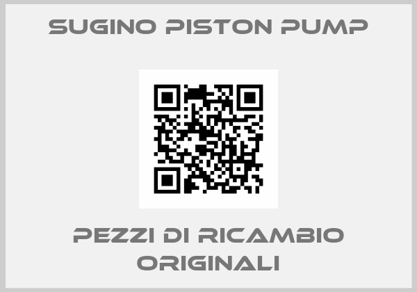 Sugino Piston pump