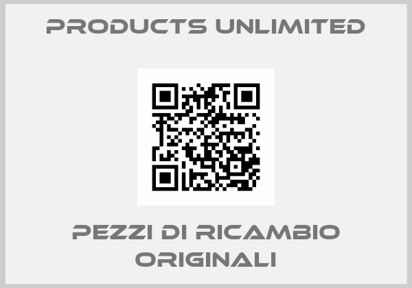 PRODUCTS UNLIMITED