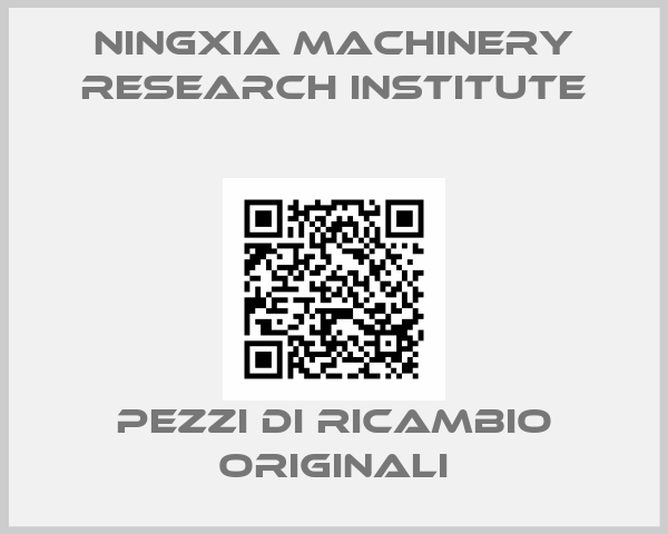 NingXia Machinery Research Institute