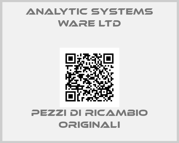 Analytic Systems Ware Ltd