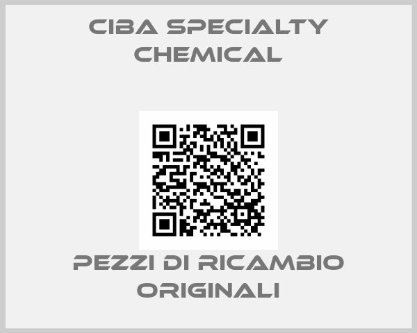 Ciba Specialty Chemical