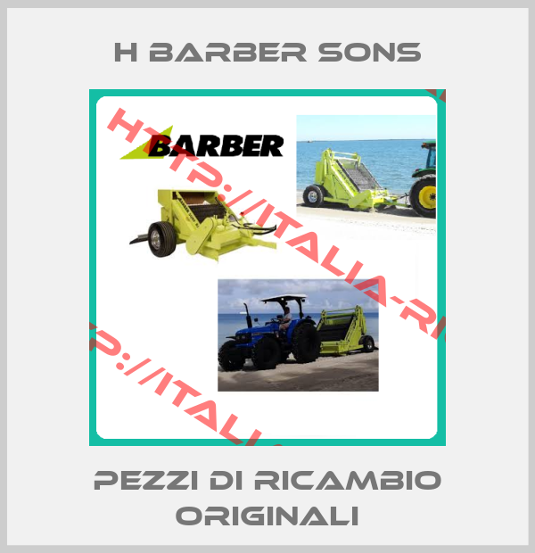 H Barber Sons