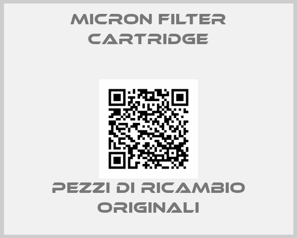 Micron Filter Cartridge