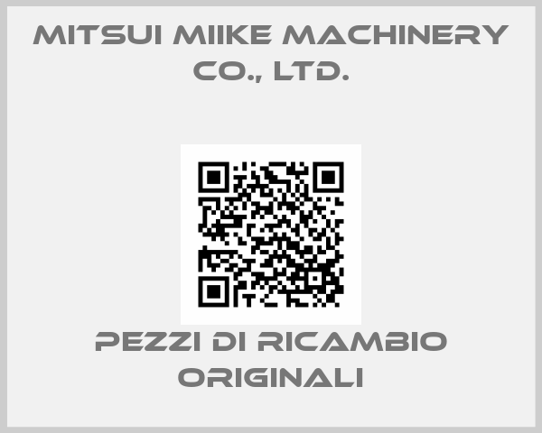 MITSUI MIIKE MACHINERY Co., Ltd.