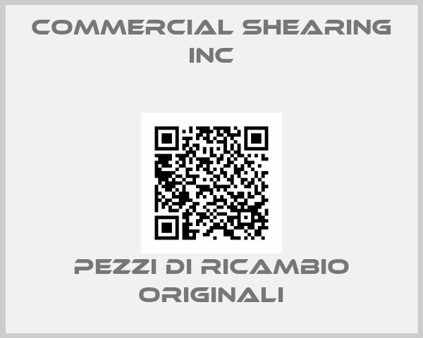COMMERCIAL SHEARING INC