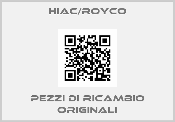 HIAC/ROYCO