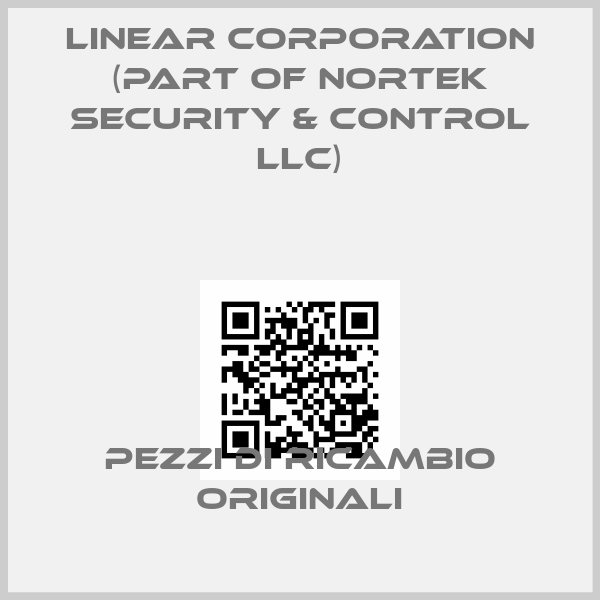 LINEAR CORPORATION (part of Nortek Security & Control LLC)