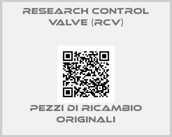 Research Control Valve (RCV)