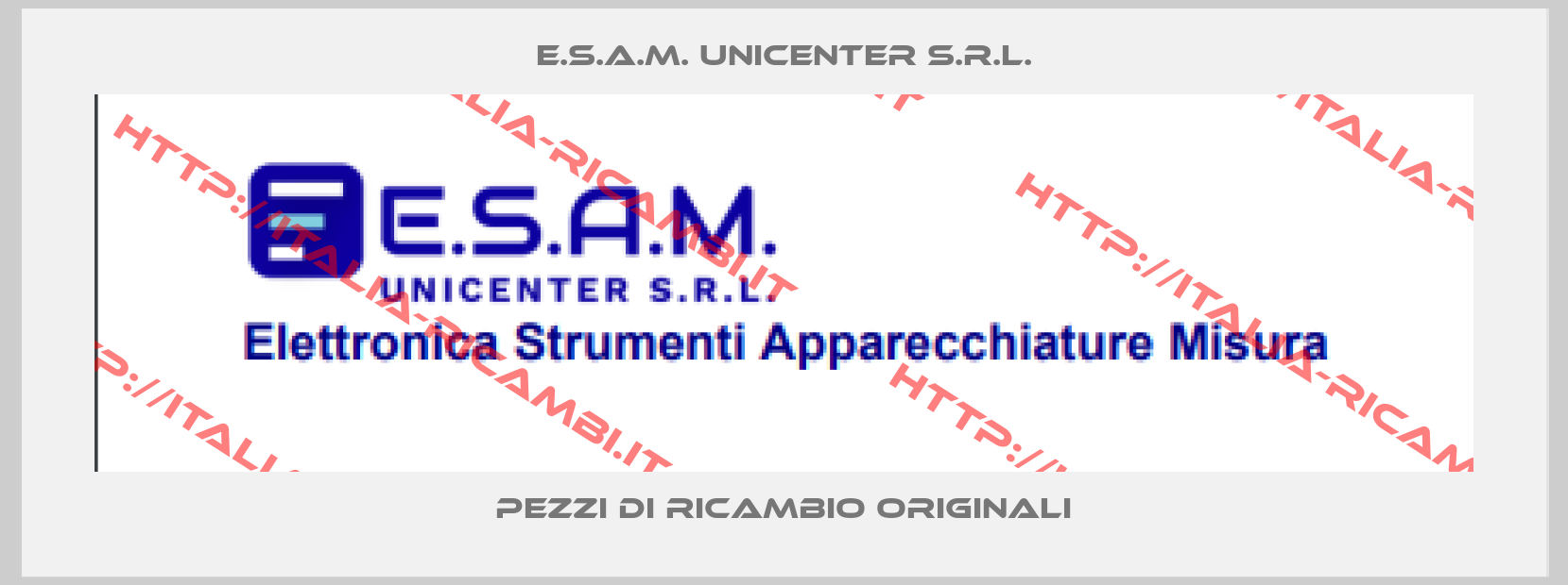 E.S.A.M. unicenter s.r.l.