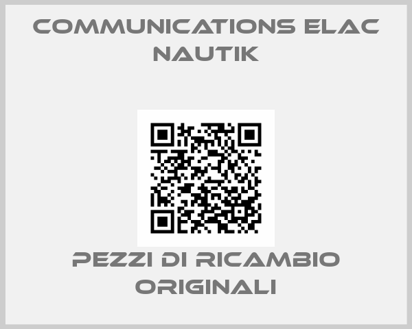 COMMUNICATIONS ELAC NAUTIK