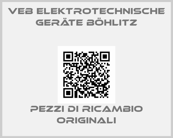 VEB Elektrotechnische Geräte Böhlitz