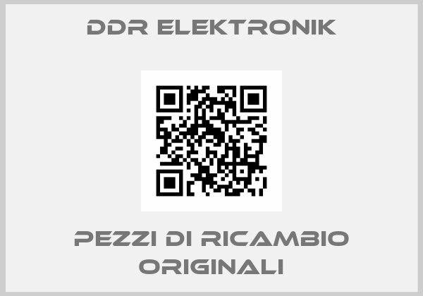 DDR Elektronik