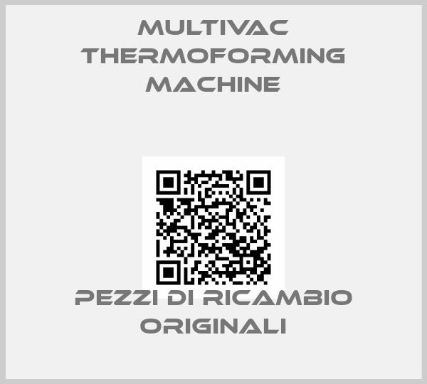Multivac Thermoforming machine