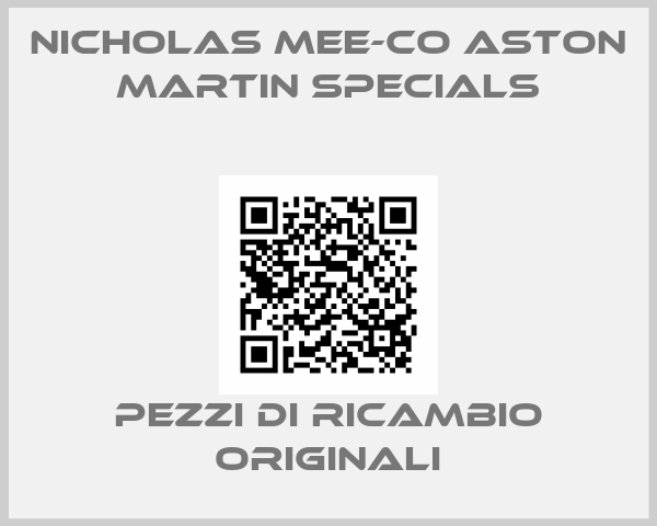 Nicholas Mee-Co Aston Martin Specials