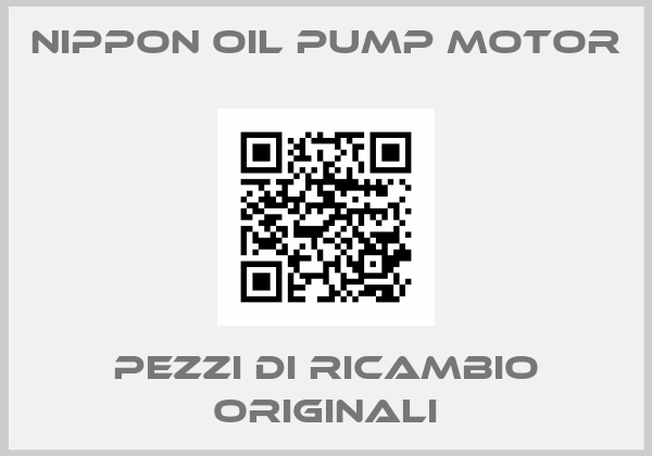 NIPPON OIL PUMP MOTOR