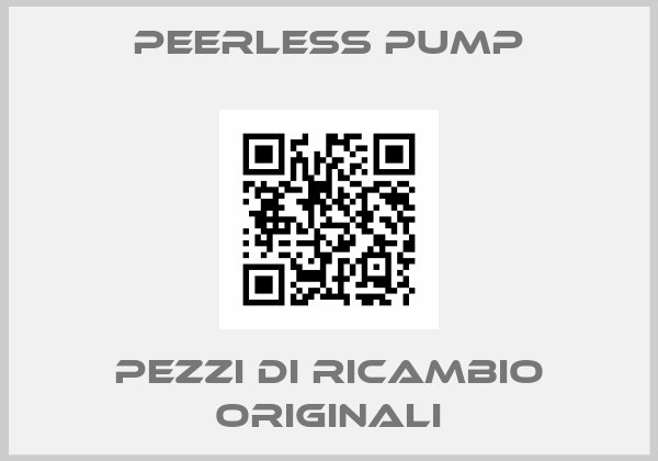 Peerless Pump
