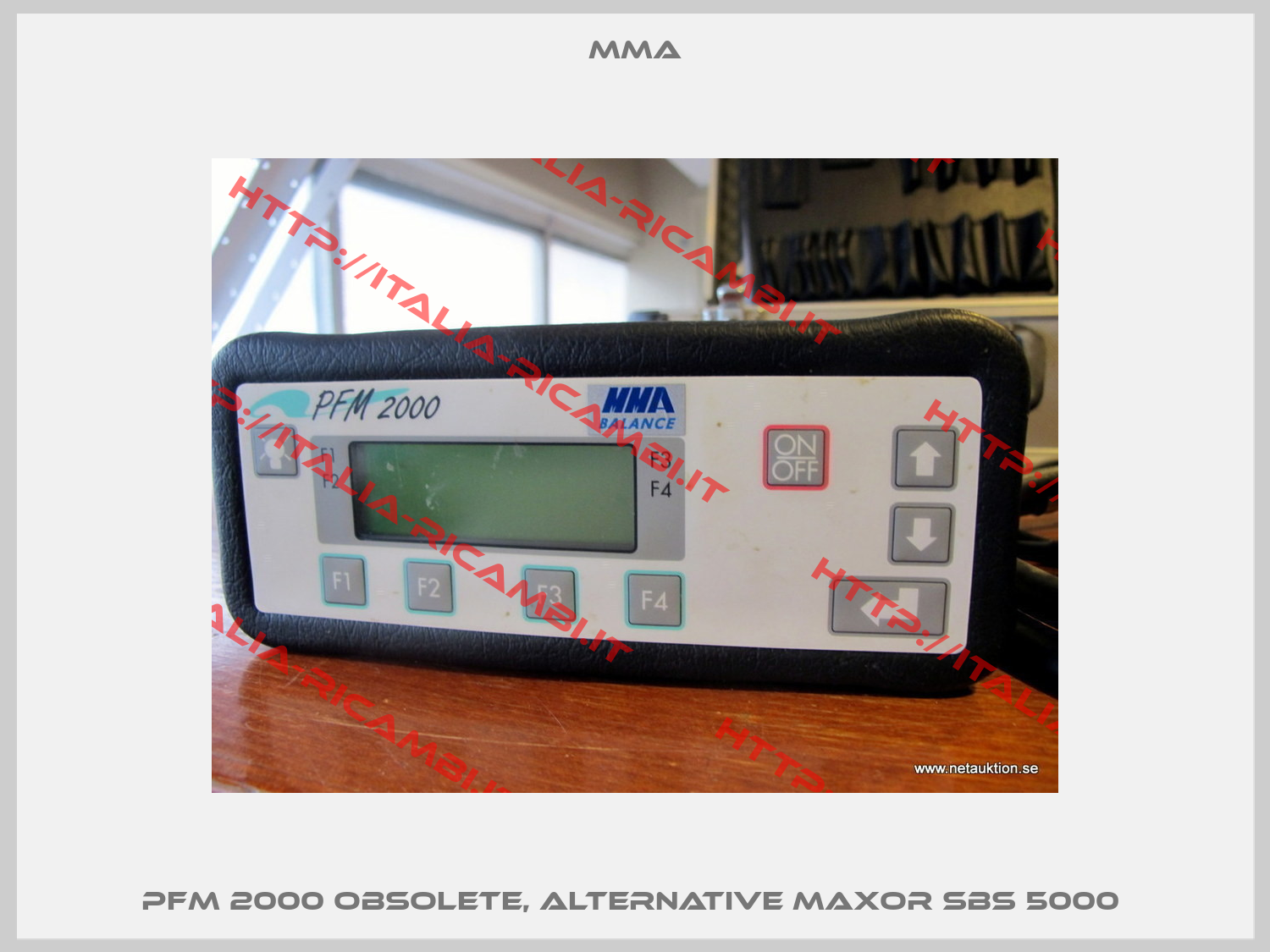 PFM 2000 obsolete, alternative Maxor SBS 5000 -0