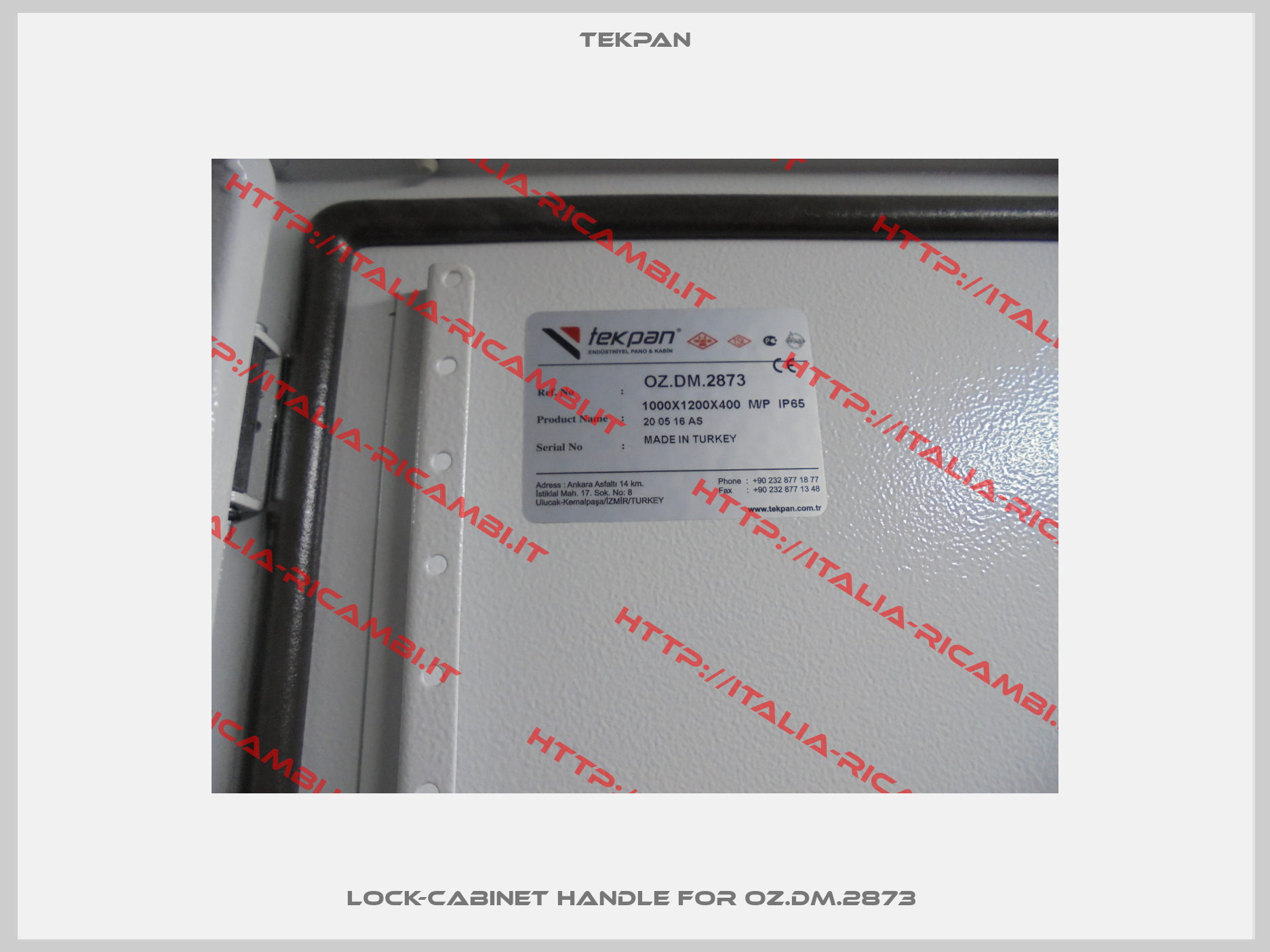Lock-Cabinet handle for OZ.DM.2873 -0