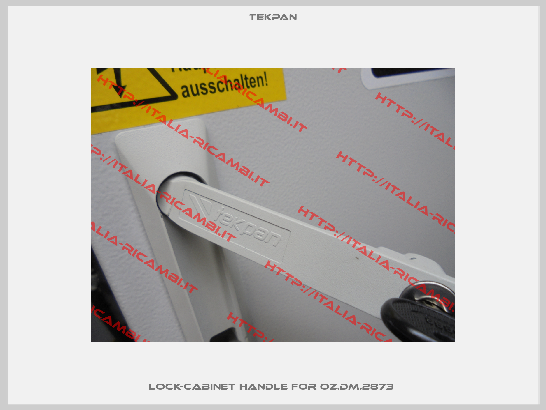 Lock-Cabinet handle for OZ.DM.2873 -1