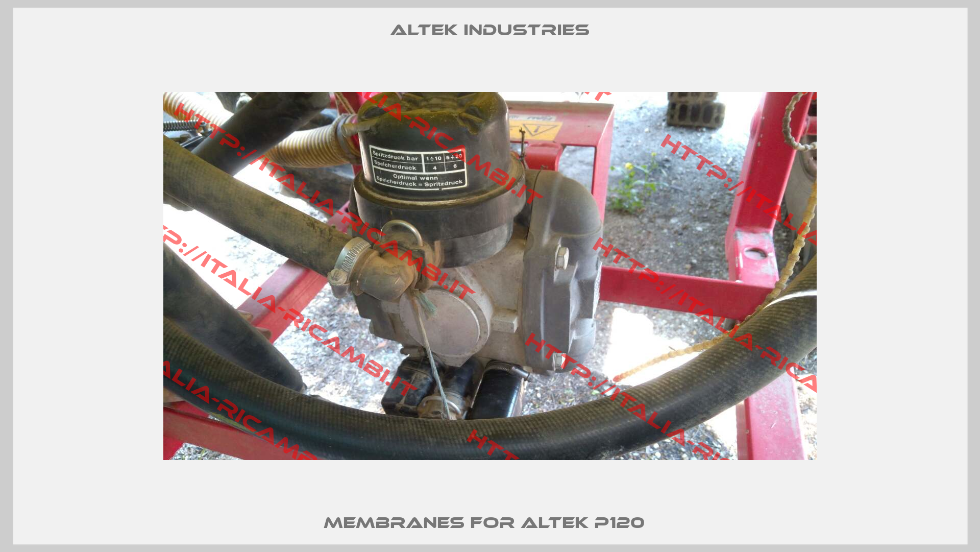 Membranes For Altek P120  -0
