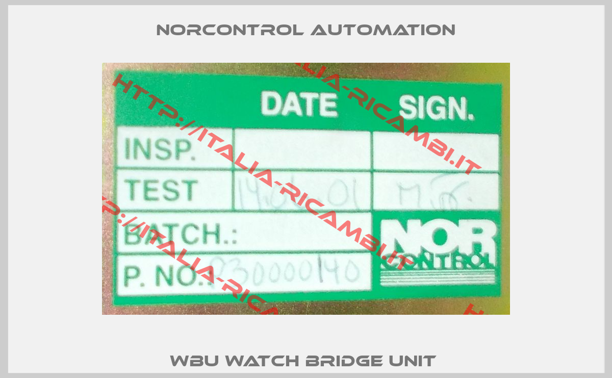 WBU Watch Bridge Unit -0