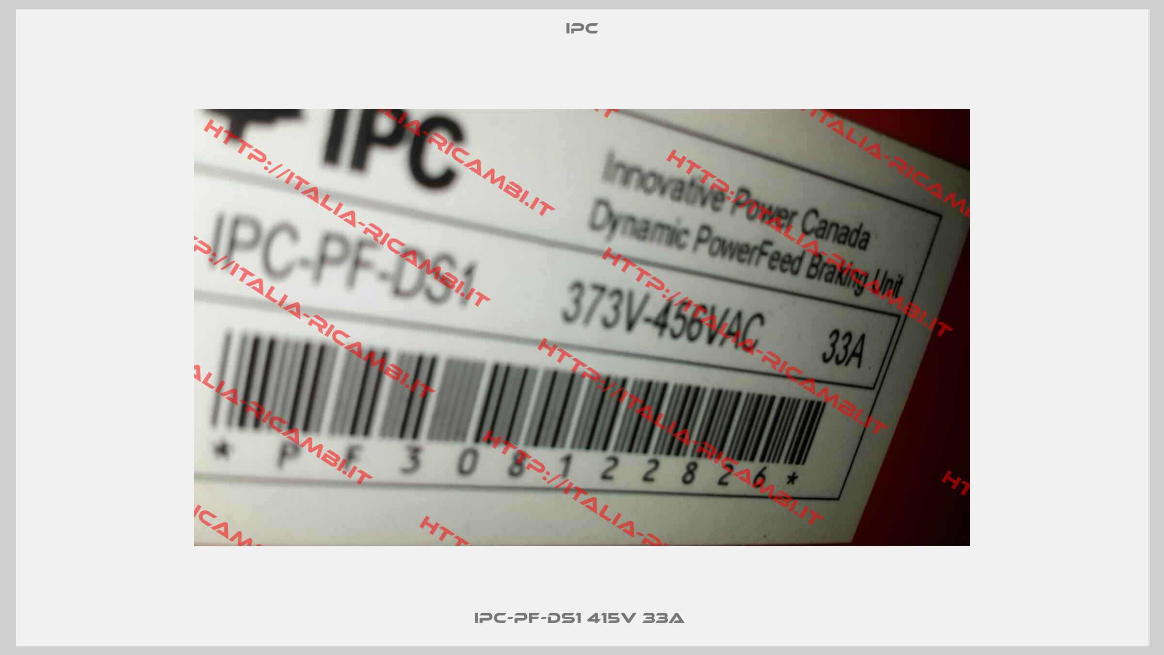 IPC-PF-DS1 415V 33A -0