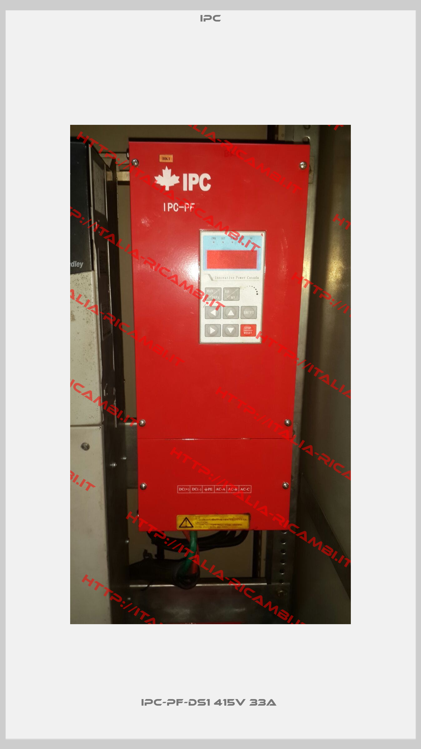 IPC-PF-DS1 415V 33A -1