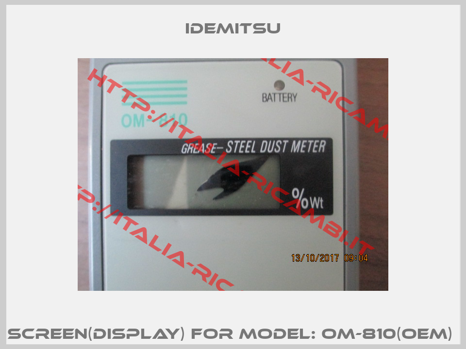 Screen(Display) For Model: OM-810(OEM) -0