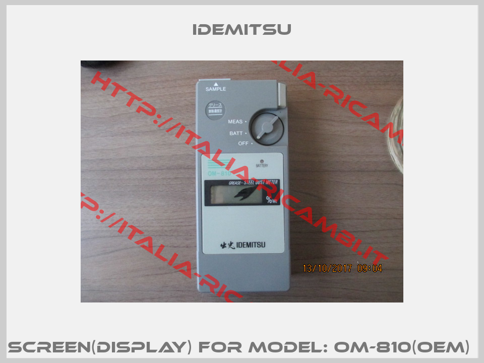 Screen(Display) For Model: OM-810(OEM) -2