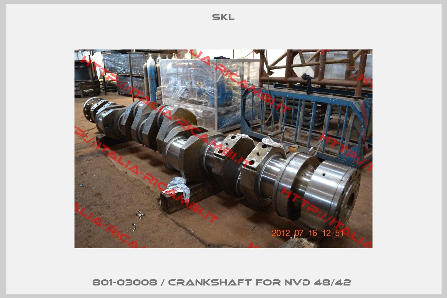 801-03008 / Crankshaft for NVD 48/42 -0