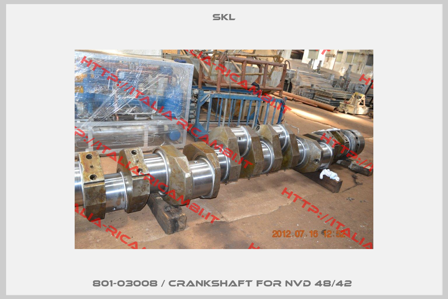 801-03008 / Crankshaft for NVD 48/42 -1