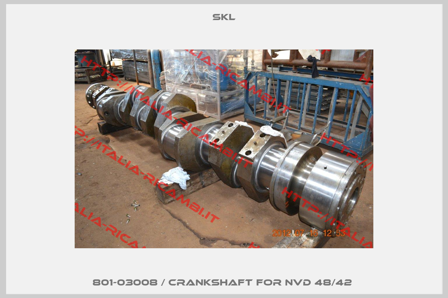 801-03008 / Crankshaft for NVD 48/42 -2