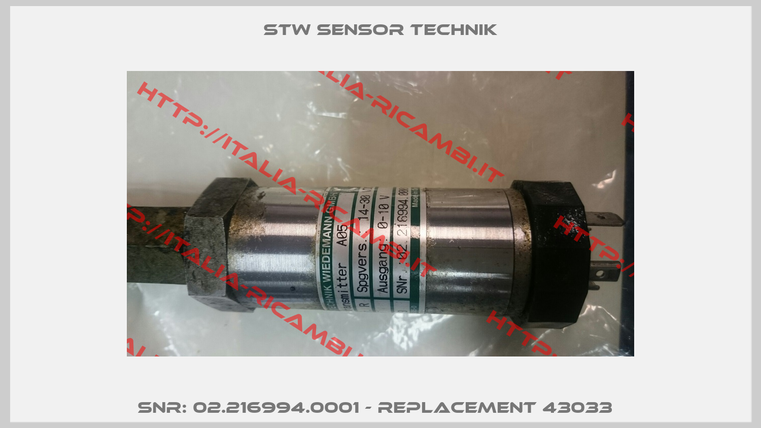 SNr: 02.216994.0001 - replacement 43033  -3