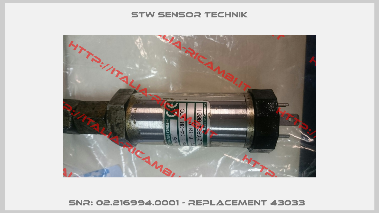 SNr: 02.216994.0001 - replacement 43033  -4