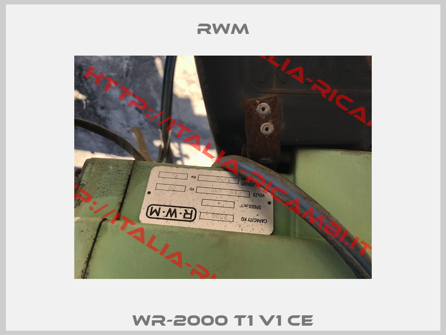 WR-2000 T1 V1 CE-1