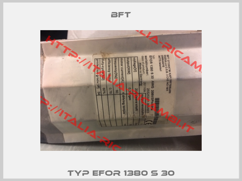 TYP EFOR 1380 S 30-1