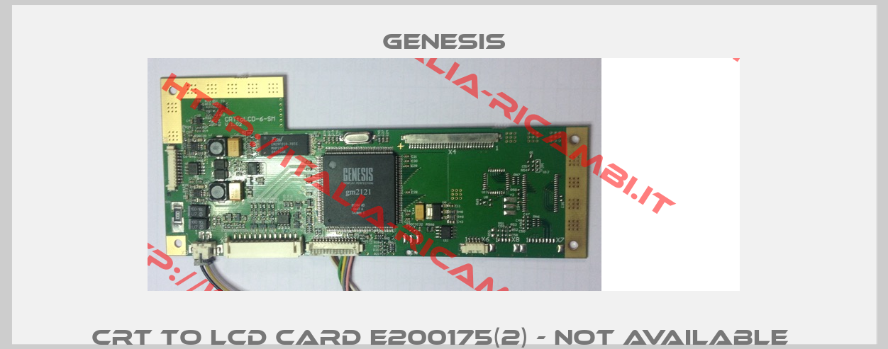 CRT to LCD card E200175(2) - not available -0