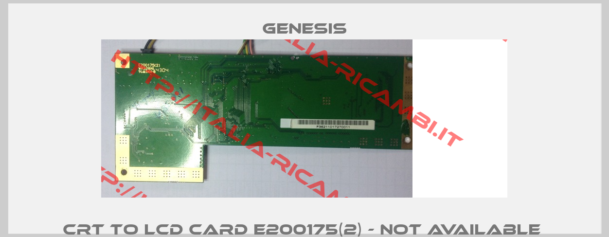 CRT to LCD card E200175(2) - not available -1