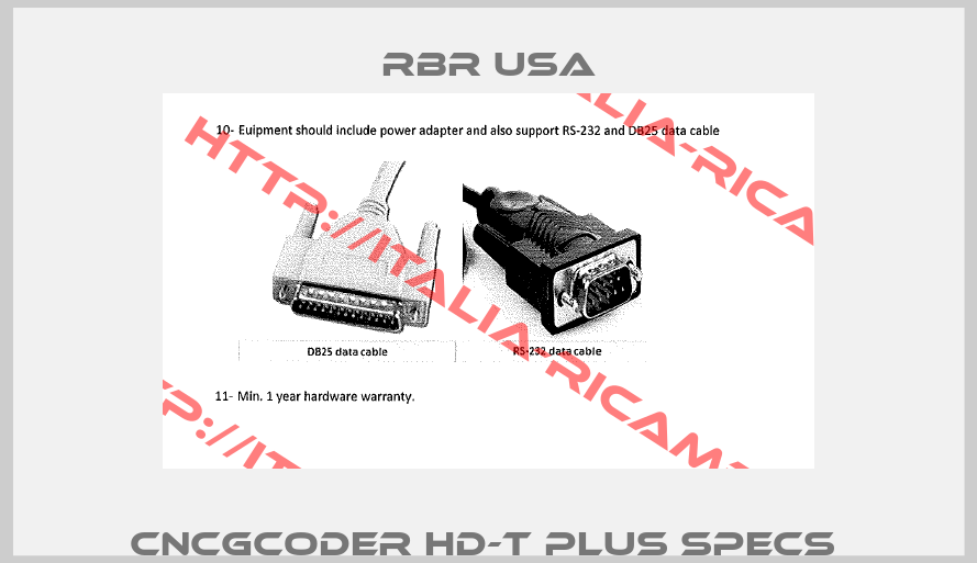 CncGcoder HD-T Plus Specs -1