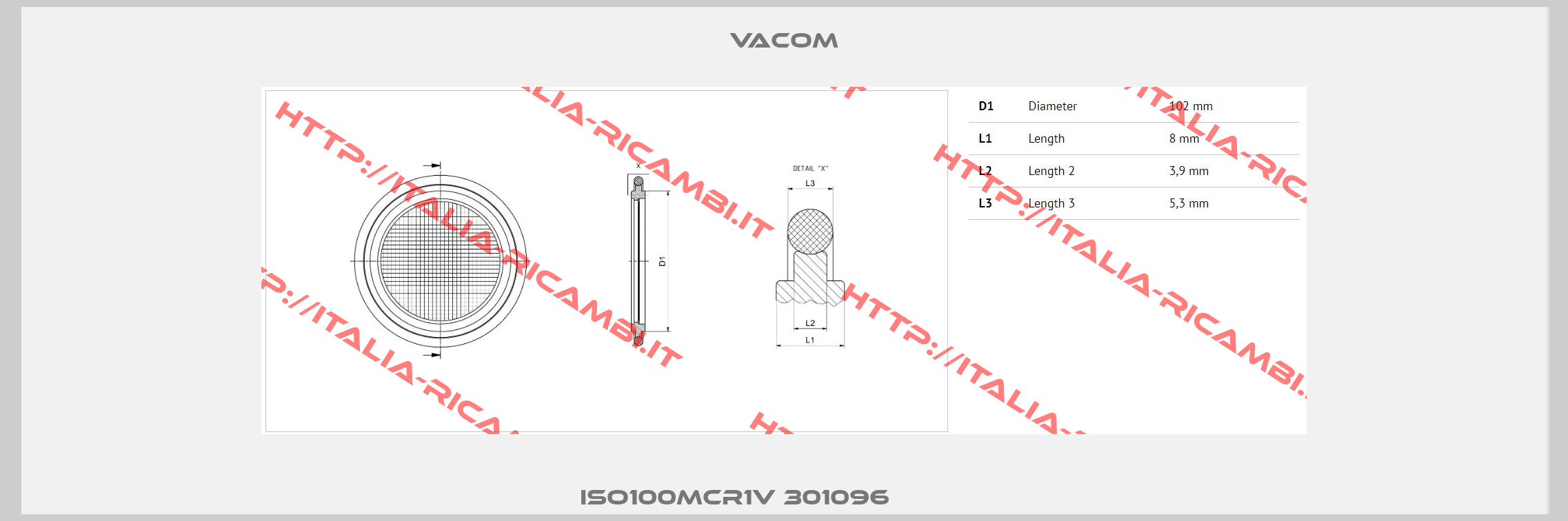 ISO100MCR1V 301096             -1