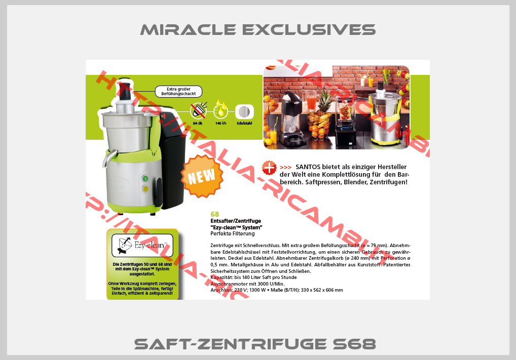Saft-Zentrifuge S68 -0