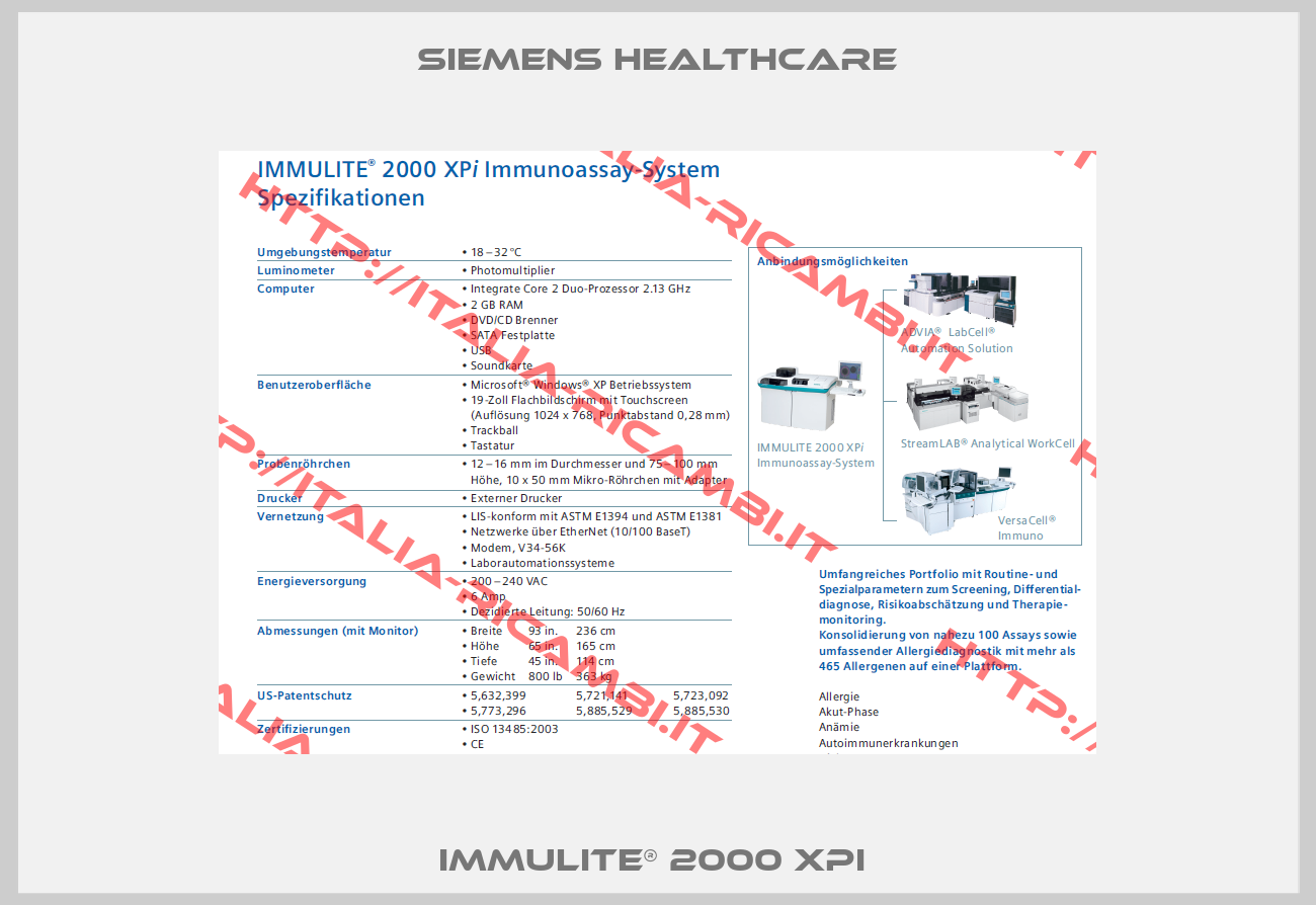 IMMULITE® 2000 XPi -0