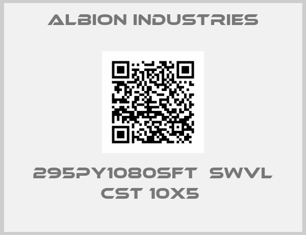Albion Industries-295PY1080SFT  SWVL CST 10X5 