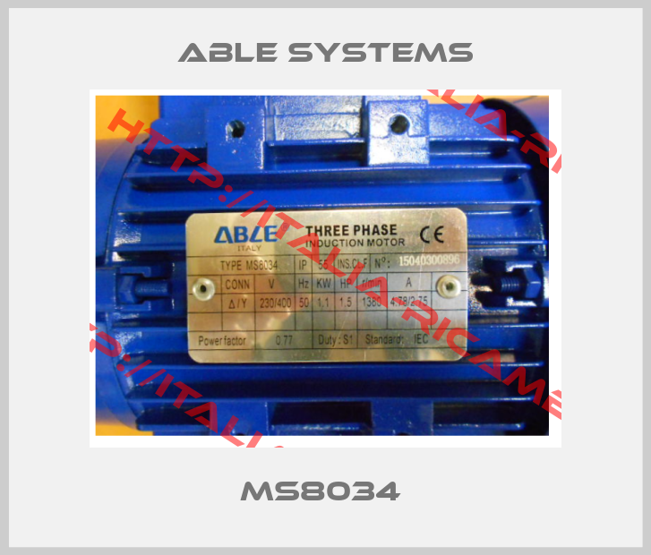 ABLE SYSTEMS-MS8034 
