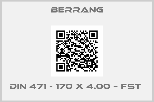 Berrang-DIN 471 - 170 x 4.00 – FSt 
