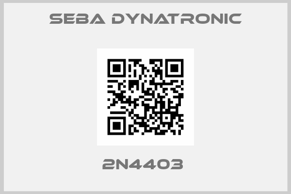 Seba Dynatronic-2N4403 