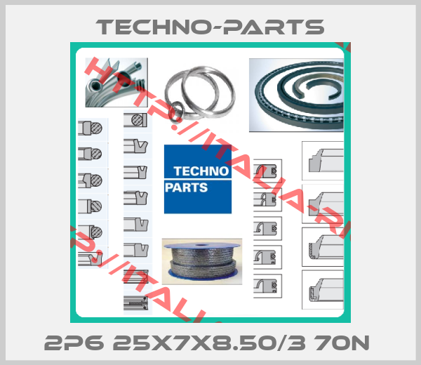 Techno-Parts-2P6 25X7X8.50/3 70N 