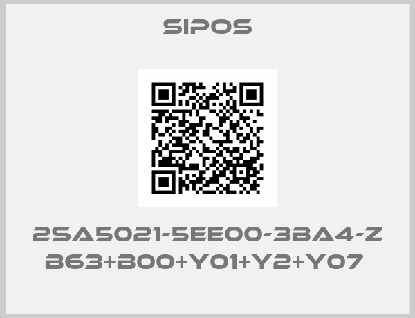 Sipos-2SA5021-5EE00-3BA4-Z B63+B00+Y01+Y2+Y07 