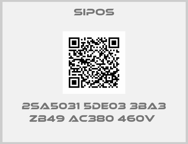Sipos-2SA5031 5DE03 3BA3 ZB49 AC380 460V 